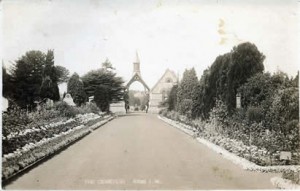 Ryde Cemetery central driveway